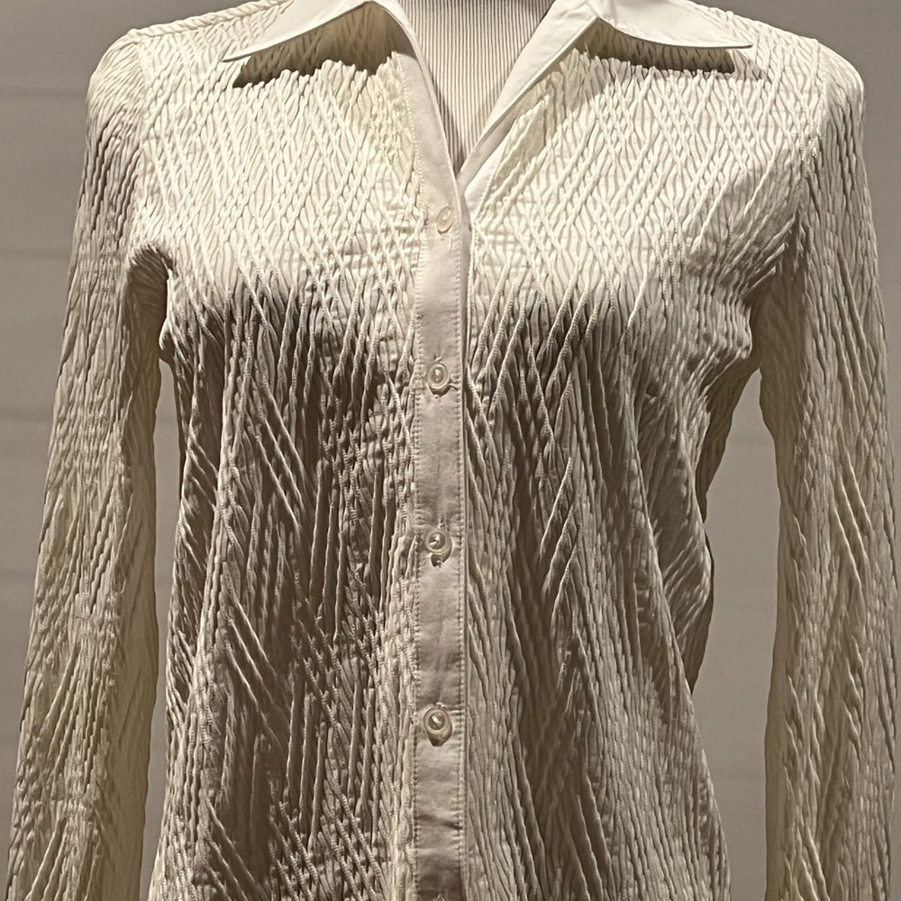 White long sleeve size medium